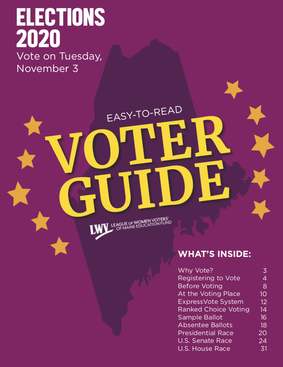 EasytoRead Voter Guide League of Women Voters